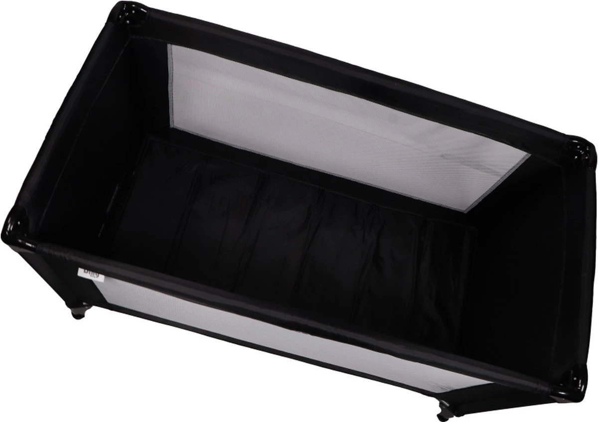 Ding Campingbedje - Zwart - 120x60 Cm - Reisbedje Inclusief Bodemmatrasje 10 Ding Campingbedje - Zwart - 120x60 Cm - Reisbedje Inclusief Bodemmatrasje - Afbeelding 8