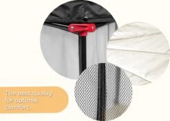 Deryan Draagbare Kinderbox - Zwart - Vaste Matrasbodem - Reisbox - Campingbedje 27 Deryan Draagbare Kinderbox - Zwart - Vaste Matrasbodem - Reisbox - Campingbedje -Babyproducten 1200x853