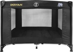 Deryan Kinderbox - Inklapbare Box - 100x100cm - Zwart -Babyproducten 1200x865
