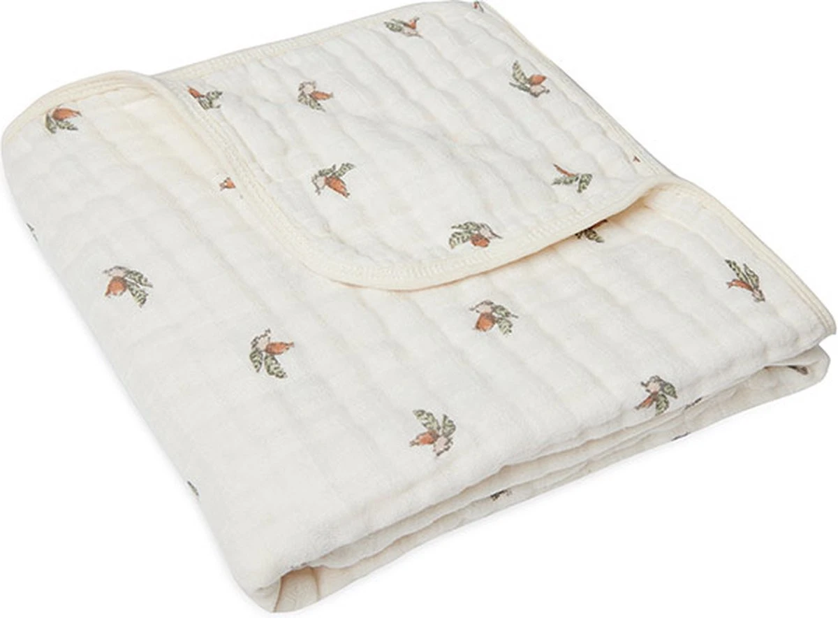 Jollein Deken Hydrofiel Wieg 75x100cm Rosehip 15 Jollein Deken Hydrofiel Wieg 75x100cm Rosehip - Afbeelding 13