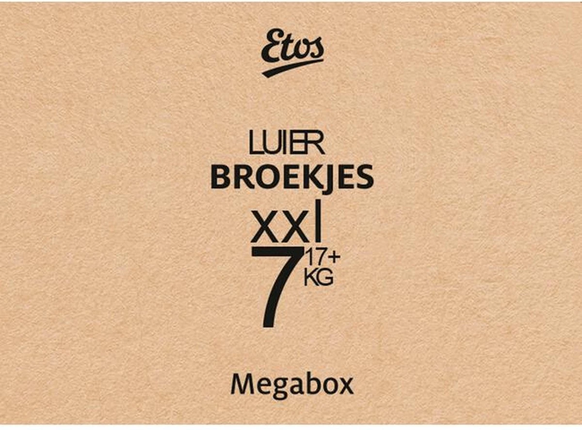 Etos Woezel & Pip Luierbroekjes - XXL - Maat 7 - 17+ Kg - 54 Stuks (3 X 18 Stuks) 4 Etos Woezel & Pip Luierbroekjes - XXL - Maat 7 - 17+ Kg - 54 Stuks (3 X 18 Stuks) - Afbeelding 2