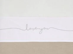 Jollein Baby Laken Ledikant 120x150cm Love You - Nougat -Babyproducten 1200x887 3