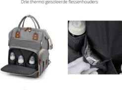 Humpy Dumpy Stijlvolle Luiertas Rugzak (Zwart) Met Uitschuifbaar Verschoon/ Slaap Bedje. Incl. Verschoon Matje, USB Poort & Buggy Straps 21 Humpy Dumpy Stijlvolle Luiertas Rugzak (Zwart) Met Uitschuifbaar Verschoon/ Slaap Bedje. Incl. Verschoon Matje, USB Poort & Buggy Straps -Babyproducten 1200x890 1