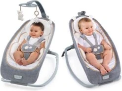 Bright Starts Ingenuity Boutique Rocking Wipstoel - Bella Teddy -Babyproducten 1200x892