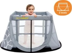 AeroMoov Instant Travel Cot Reisbed - Giraph Sky -Babyproducten 1200x896 2
