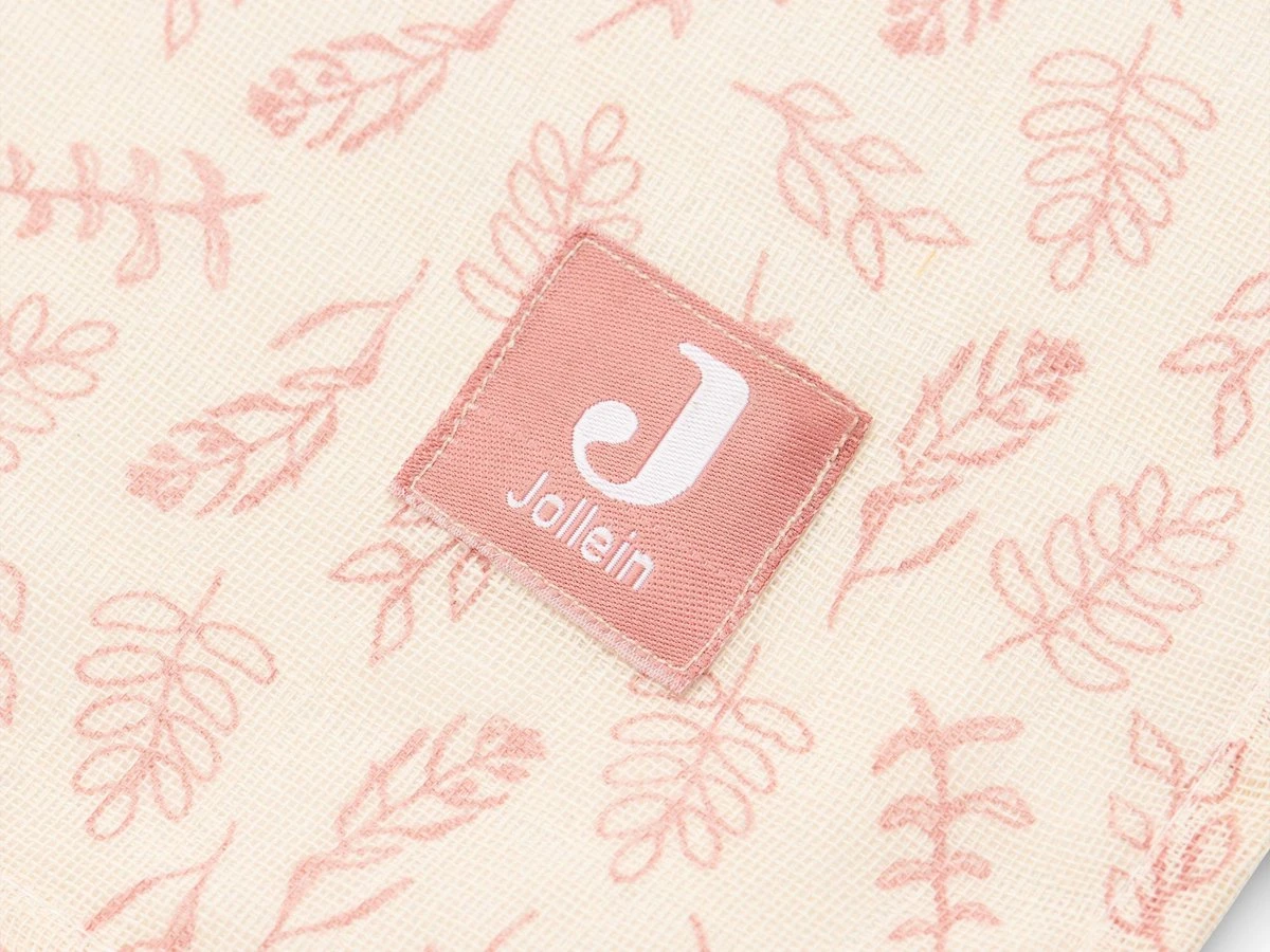 Jollein Hydrofiel Multidoek Meadow 70x70cm - Rosewood - 3 Stuks 6 Jollein Hydrofiel Multidoek Meadow 70x70cm - Rosewood - 3 Stuks - Afbeelding 4