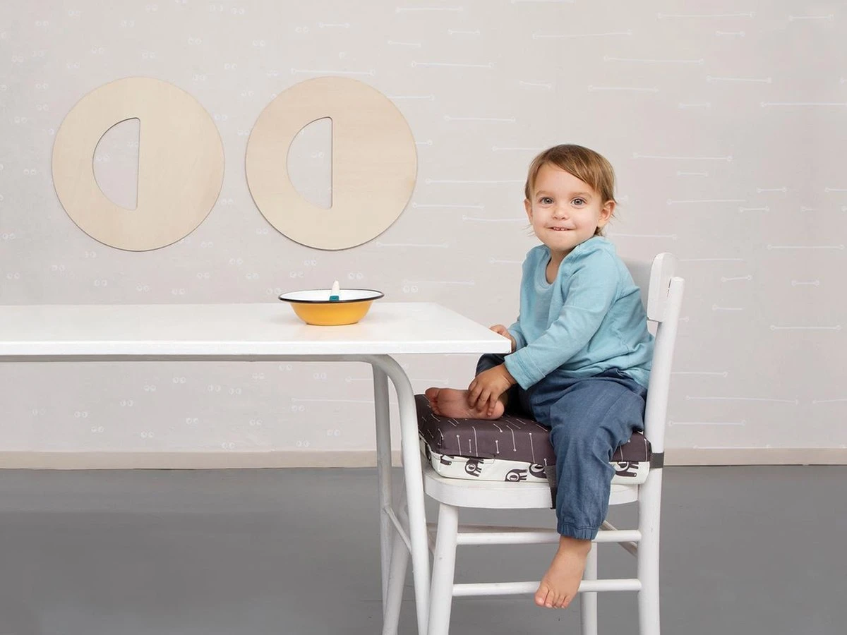 Simplygood Zitkussen Stoelverhoger - Geel-Egel/Lichtblauw-Egel 7 Simplygood Zitkussen Stoelverhoger - Geel-Egel/Lichtblauw-Egel - Afbeelding 5