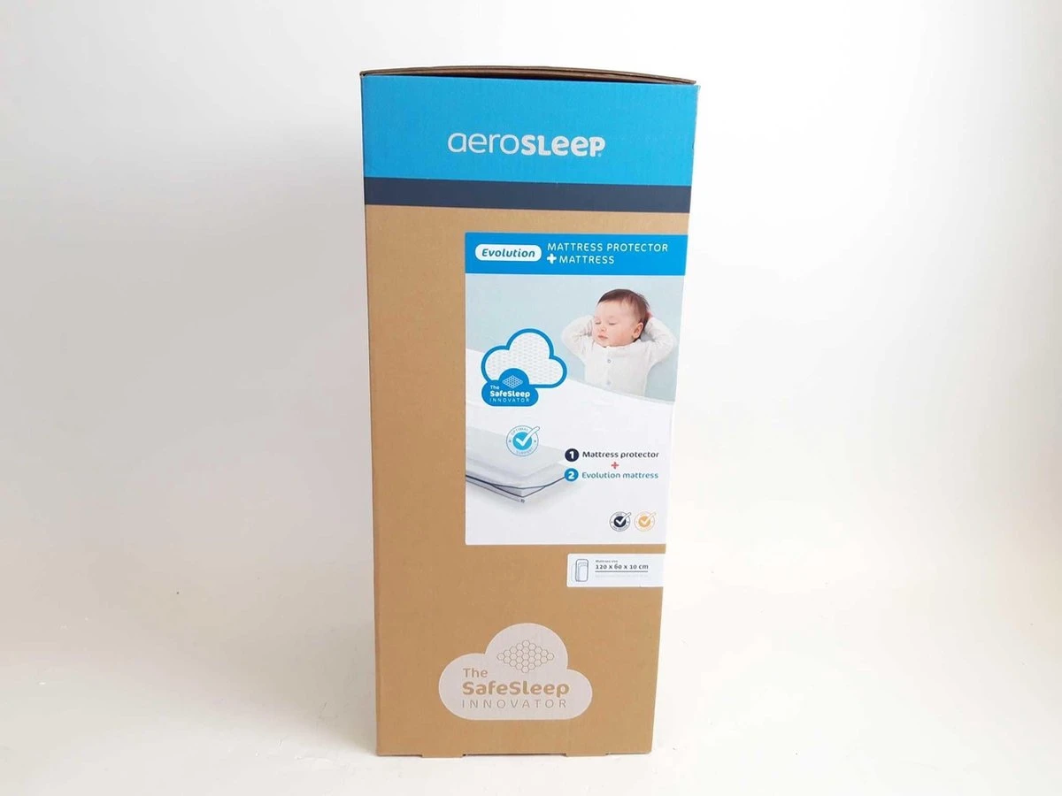 AeroSleep® Evolution Pack 2-in-1 : Matras + 3D Matrasbeschermer - Bed - 60 X 120 Cm 21 AeroSleep® Evolution Pack 2-in-1 : Matras + 3D Matrasbeschermer - Bed - 60 X 120 Cm - Afbeelding 19