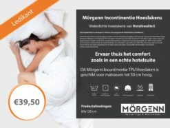2x Mörgenn Incontinentie Hoeslaken - Matrasbeschermer Voor Kindermatras En Peutermatras - Anti-plas Onderlegger - Waterdicht Hoeslaken - Anti-bacterieel - 60x120 - 2 Stuks 7 2x Mörgenn Incontinentie Hoeslaken - Matrasbeschermer Voor Kindermatras En Peutermatras - Anti-plas Onderlegger - Waterdicht Hoeslaken - Anti-bacterieel - 60x120 - 2 Stuks -Babyproducten 1200x903 3