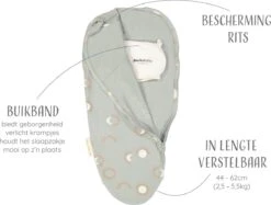 Puckababy Inbakerslaapzak Original Piep 0-3 Maanden - Eclipse Clay -Babyproducten 1200x907 5