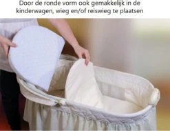 Reflux Kussen ROND – Hellend Kussen – Matrasverhoger – Wigkussen – Zwangerschapskussen – Zijslaapkussen – Slaapkussen Baby – Voedingskussen – Hoofdkussen Baby – Anti Reflux – Verhogend Kussen Baby – Kraamcadeau -Babyproducten 1200x925 6