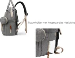 Humpy Dumpy Stijlvolle Luiertas Rugzak (Zwart) Met Uitschuifbaar Verschoon/ Slaap Bedje. Incl. Verschoon Matje, USB Poort & Buggy Straps 15 Humpy Dumpy Stijlvolle Luiertas Rugzak (Zwart) Met Uitschuifbaar Verschoon/ Slaap Bedje. Incl. Verschoon Matje, USB Poort & Buggy Straps -Babyproducten 1200x930 2