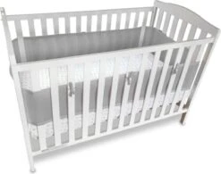 Ademend Baby Bedomrander Luchtstroom Kinderbedvoering | Laveqta -Babyproducten 1200x949