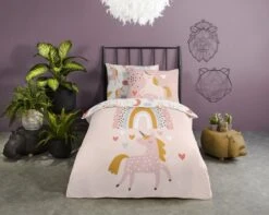 Good Morning Kinderdekbedovertrek UNILOVE 140x200/220 Cm Meerkleurig -Babyproducten 1200x959 5