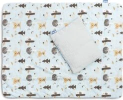 Sensillo Baby Dekbed En Kussen - Cadeau Set - Katoen - Blauw 22 Sensillo Baby Dekbed En Kussen - Cadeau Set - Katoen - Blauw -Babyproducten 1200x973 3