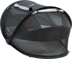 Deryan Peuter Luxe Campingbedje – Inclusief Zelfopblaasbare Matras - Zwart -Babyproducten 1200x983