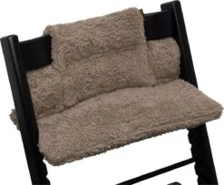 Ukje Stoelverkleiner - Geschikt Voor Stokke Tripp Trapp - Kinderstoel - Kussenset - Taupe - Wafelstof - Extra Dik -Babyproducten 1200x989 3