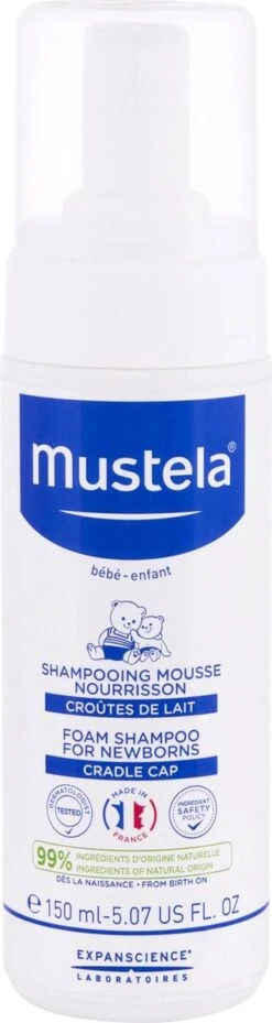 Mustela Baby Schuimshampoo - 150 Ml -Babyproducten 319x1200