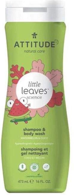 Attitude Little Leaves 2-in-1 Shampoo Watermeloen & Kokos -Babyproducten 456x1200