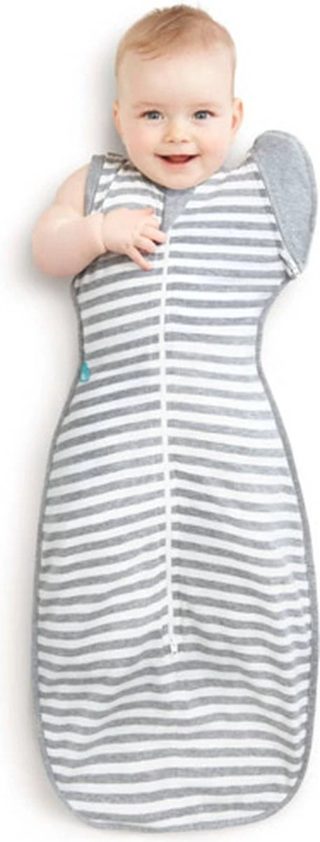 Love To Dream™ Babyslaapzak Swaddle Up™ - Inbakeren Afbouwen - Baby 4-6 Maanden - 11-14 Kg - All Season - Grijs 6 Love To Dream™ Babyslaapzak Swaddle Up™ - Inbakeren Afbouwen - Baby 4-6 Maanden - 11-14 Kg - All Season - Grijs - Afbeelding 4
