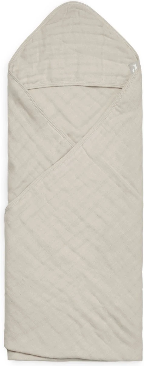 Jollein Badcape Wrinkled 75x75cm - Nougat 8 Jollein Badcape Wrinkled 75x75cm - Nougat - Afbeelding 6