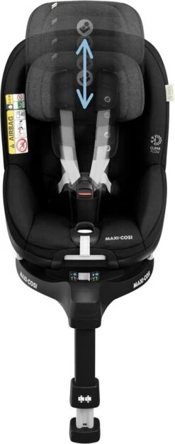 Maxi-Cosi Mica Pro Eco I-Size Autostoeltje - 360° Draaibaar - Gerecyclede Stoffen - Authentic Black - Vanaf De Geboorte Tot Ca. 4 Jaar -Babyproducten 475x1200