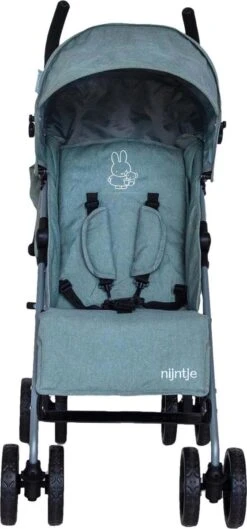 Prénatal Buggy Nijntje - Kinderwagen Met Boodschappenmand - Inklapbare Plooibuggy - Makkelijk Verstelbare Wandelwagen - Groen -Babyproducten 560x1200