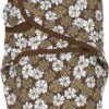 Meyco Vintage Flower Swaddlemeyco Inbakerdoek - Chocolate - 0-3 Maanden -Babyproducten 561x1200 1