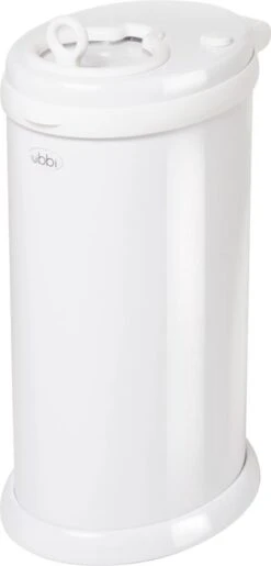 Ubbi® Ubbi Luieremmer - Wit - Metaal - Geurloos - Geen Navulcassettes Nodig -Babyproducten 576x1200 1