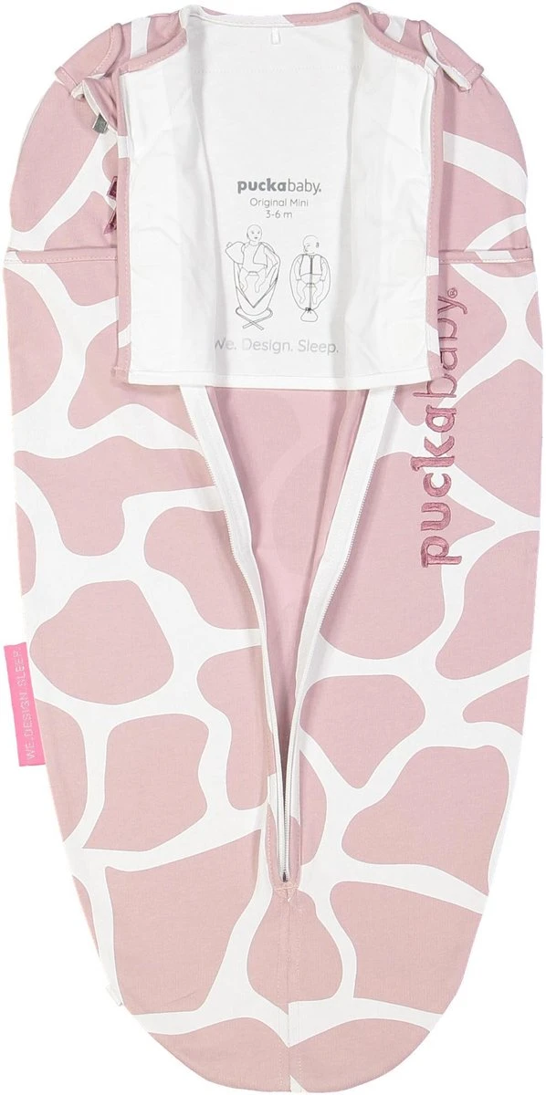 Puckababy Inbakerslaapzak Original Mini 3-6 Maanden - Giraph Candy 11 Puckababy Inbakerslaapzak Original Mini 3-6 Maanden - Giraph Candy - Afbeelding 9