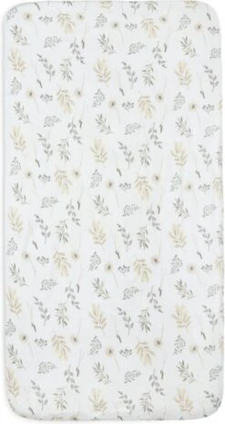 Jollein Hoeslaken Wieg Jersey 40/50x80/90cm Wild Flowers -Babyproducten 637x1200