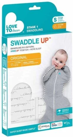 Love To Dream™ Babyslaapzak Swaddle Up™ - Inbakeren - Baby 0-3 Maanden - 3.5-6 Kg - All Season - Wit -Babyproducten 642x1200 4