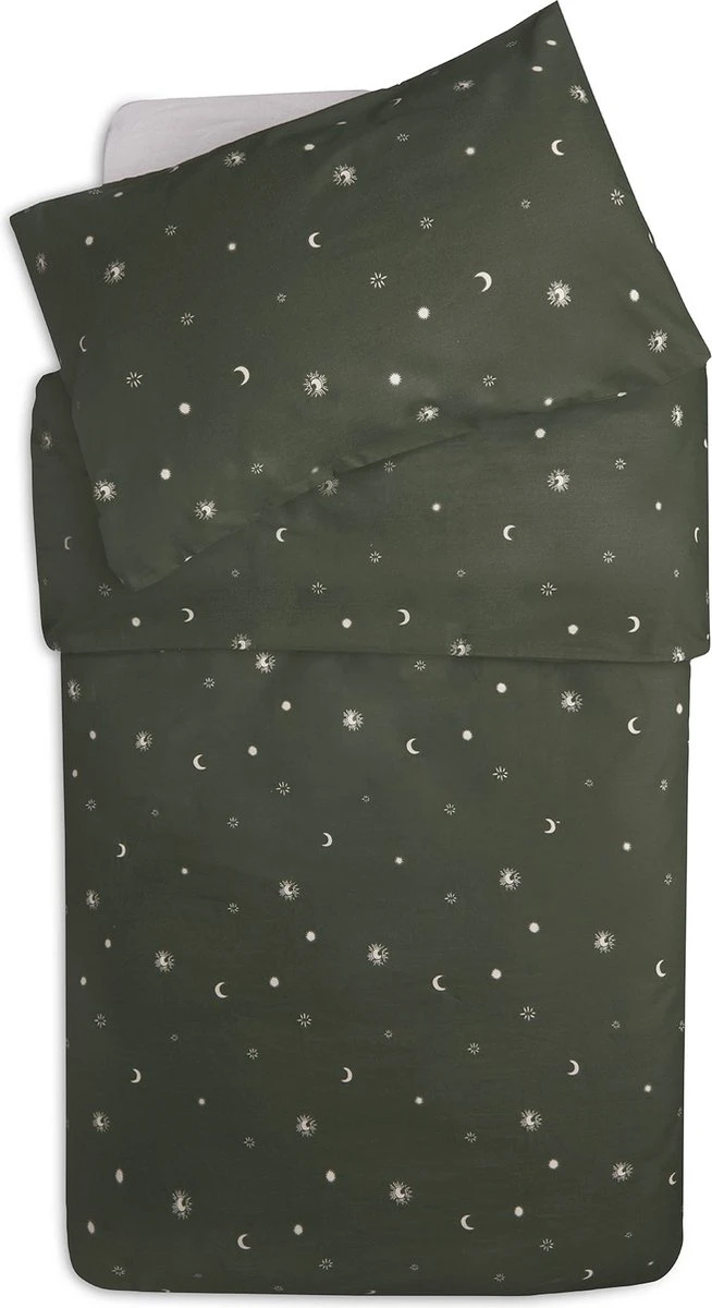Jollein Baby Overtrek Ledikant 100x135/140cm Stargaze - Leaf Green 4 Jollein Baby Overtrek Ledikant 100x135/140cm Stargaze - Leaf Green - Afbeelding 2