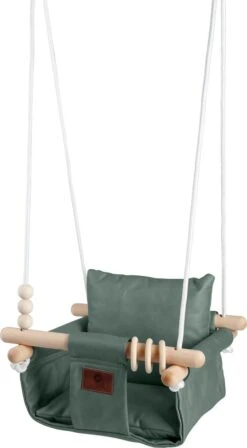 Baby / Kinder Schommel Voor Binnen Of Buiten! - Luxe Baby Swing ZeeGroen - Schommelstoel Inclusief Zachte Kussens En Bevestigingsmaterialen 14 Baby / Kinder Schommel Voor Binnen Of Buiten! - Luxe Baby Swing ZeeGroen - Schommelstoel Inclusief Zachte Kussens En Bevestigingsmaterialen -Babyproducten 661x1200 3