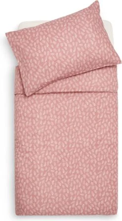 Jollein Baby Dekbedovertrek Met Sloop Meadow 100x135/140cm - Rosewood -Babyproducten 666x1200