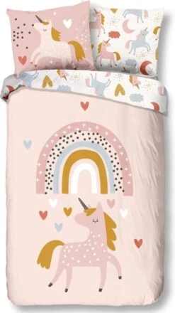 Good Morning Kinderdekbedovertrek UNILOVE 140x200/220 Cm Meerkleurig -Babyproducten 674x1200 5