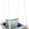 Baby / Kinder Schommel Voor Binnen Of Buiten! - Luxe Baby Swing Blauw - Schommelstoel Inclusief Zachte Kussens En Bevestigingsmaterialen