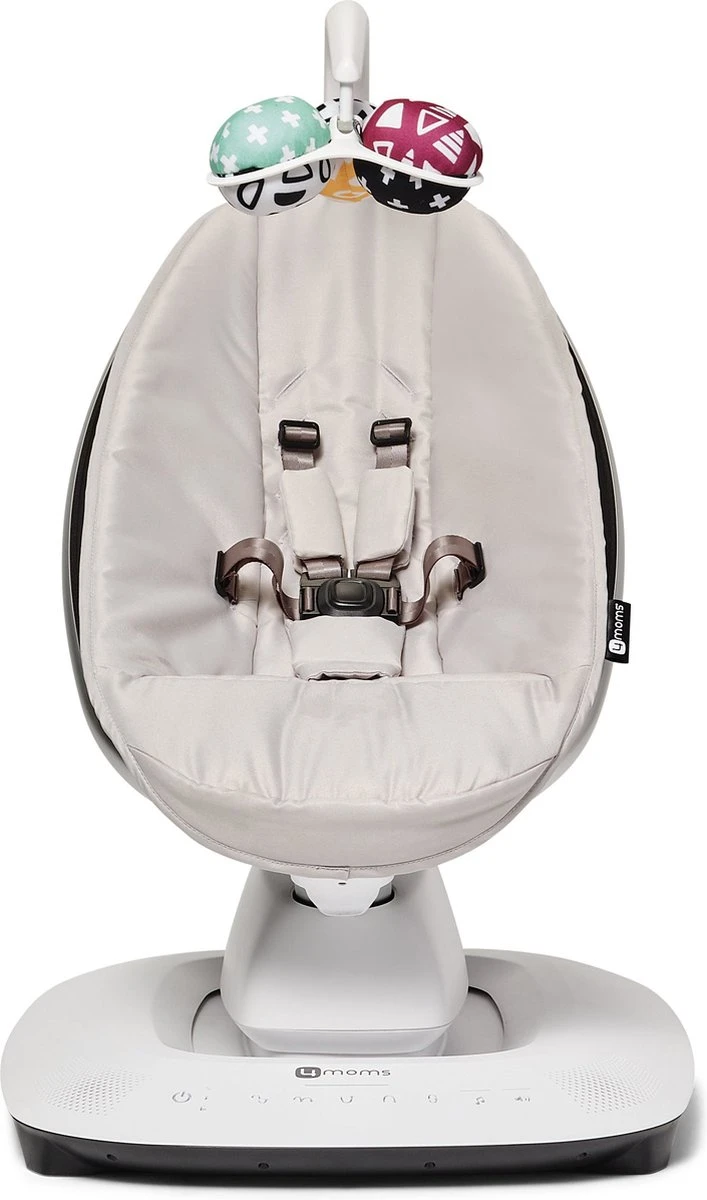 4moms MamaRoo 5 Classic Grey | Beweegt Zoals Jij, Bedienen Met Je Smartphone, WiFi Smart Home Integratie Via Amazon Alexa En Google Home 6 4moms MamaRoo 5 Classic Grey | Beweegt Zoals Jij, Bedienen Met Je Smartphone, WiFi Smart Home Integratie Via Amazon Alexa En Google Home - Afbeelding 4
