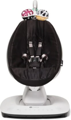 4moms MamaRoo 5 Classic Black | Beweegt Zoals Jij, Bedienen Met Je Smartphone, WiFi Smart Home Integratie Via Amazon Alexa En Google Home -Babyproducten 713x1200