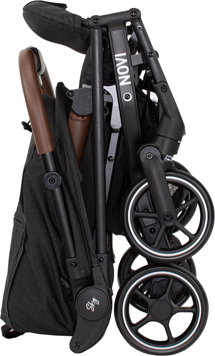 Buggy Novi Baby® Sky Black Melange 5 Buggy Novi Baby® Sky Black Melange - Afbeelding 3