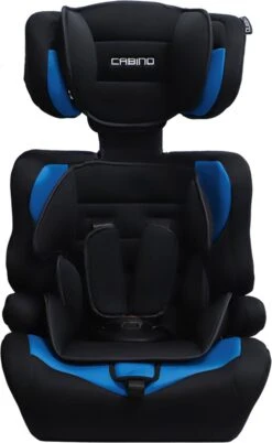 Cabino Autostoel Groep 1/2/3 (9-36kg) - Zwart-Blauw -Babyproducten 738x1200