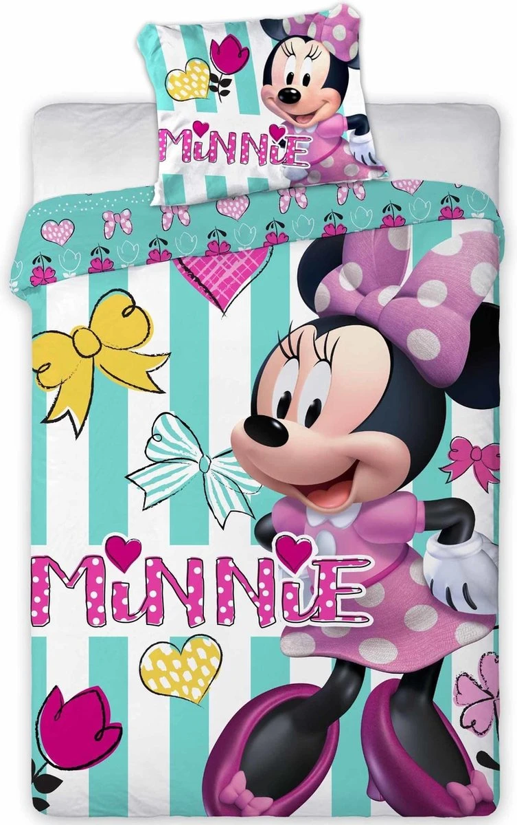 Disney Minnie Mouse - Baby Dekbedovertrekje - 100 X 135 Cm - Multi 3 Disney Minnie Mouse - Baby Dekbedovertrekje - 100 X 135 Cm - Multi