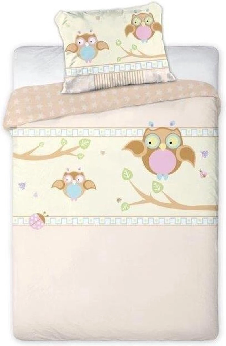 Dekbed Ledikant Uil 100x135/40x60 Cm 3 Dekbed Ledikant Uil 100x135/40x60 Cm