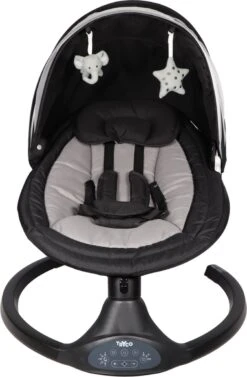 Tryco Hugg Swing Babyschommel - Zwart - Draaibare Babyswing - Met Muziek -Babyproducten 786x1200