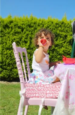 Stoelverhoger Babyjem Booster EasyClean Square Pink -Babyproducten 790x1200 3