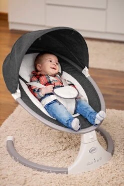 4Baby Rock 'n Relax Grijs - Babyschommel - Elektronische BabySwing - 5 Snelheden - Inclusief Accessoires -Babyproducten 800x1200 129