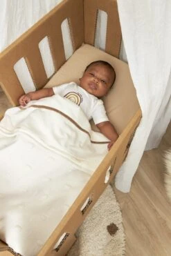 Meyco Knots Wiegdeken - 75x100 Cm - Offwhite -Babyproducten 800x1200 168