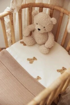 Jollein Baby Hoeslaken Jersey 40/50x80/90cm - Teddy Bear -Babyproducten 800x1200 208