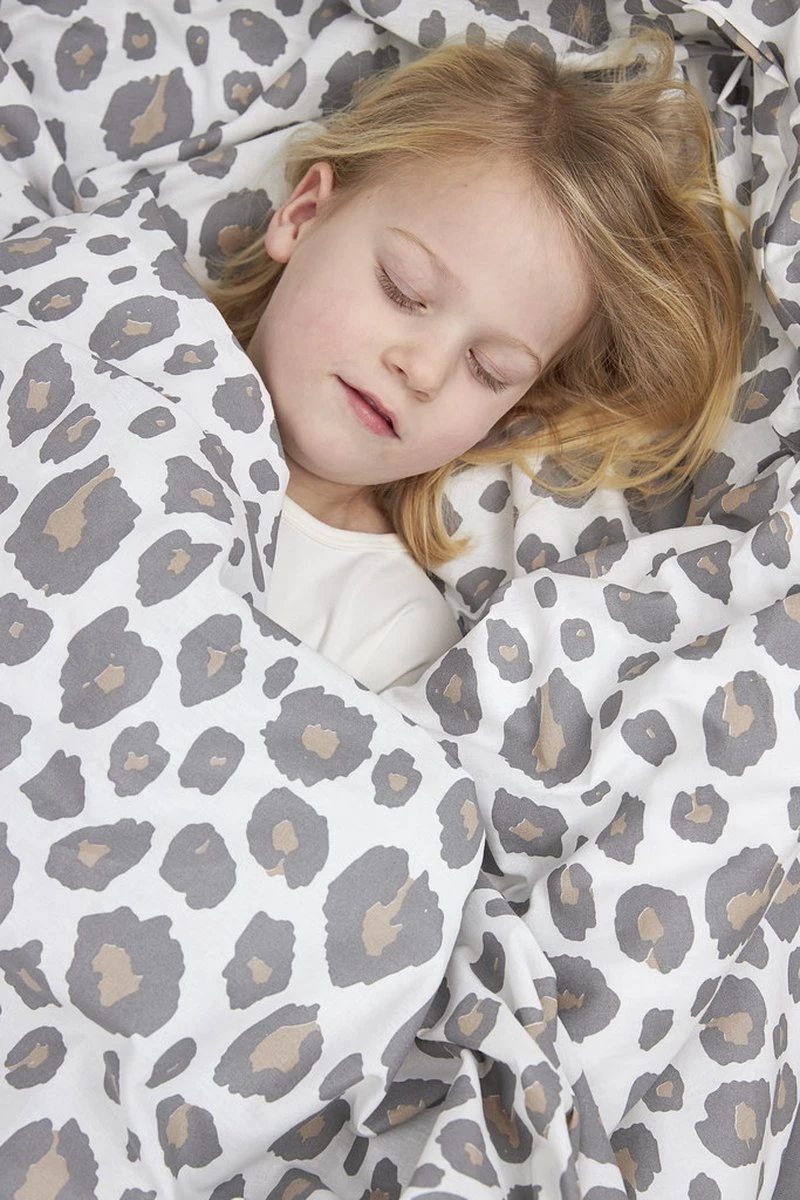 Meyco Panter Dekbedovertrek Peuter - Neutral - 120x150 Cm 6 Meyco Panter Dekbedovertrek Peuter - Neutral - 120x150 Cm - Afbeelding 4