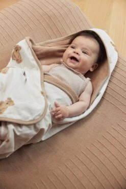 Jollein Badcape 75x75cm Teddy Bear - GOTS -Babyproducten 800x1200 60